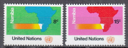 UNITED NATIONS NY   SCOTT NO 240-41   MNH     YEAR  1973 - Neufs