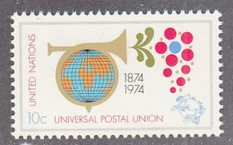 UNITED NATIONS NY   SCOTT NO 246   MNH     YEAR  1974 - Ungebraucht