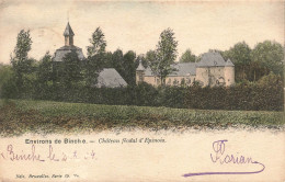 BELGIQUE - Binche - Château Féodal D'Epinois - Colorisé - Carte Postale Ancienne - Binche