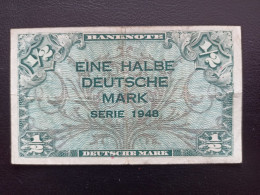 Billet Allemagne 1/2 Deutsche Mark  1948 - Sonstige & Ohne Zuordnung