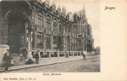 BELGIQUE - Bruges - L'Ecole Normale - Carte Postale Ancienne - Brugge