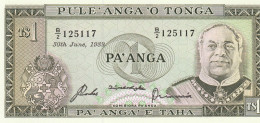 TONGA - 1PA'ANGA  1989  P-19b  UNC - Tonga