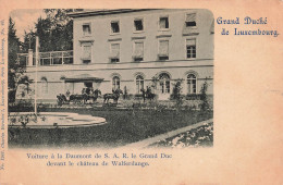 LUXEMBOURG - Voiture à La Daumont De S.A.R. Le Grand Duc Devant Le Château De Walferdange - Carte Postale Ancienne - Luxemburg - Stad