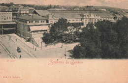 SUISSE - Genève - La Gare - Carte Postale Ancienne - Genève