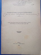 Vicende Di Nomi Istituti Manicomiali Autografo Paolo Amaldi Direttore Del Manicomio Di Firenze 1926 - History, Biography, Philosophy