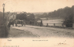 BELGIQUE - Yvoir - Rue De La Gare Et Le Pont - Carte Postale Ancienne - Yvoir