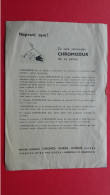 Chromodur Lak Za Parket.Chromos Zagreb.Varnish For Parquet - Manuscrits