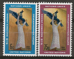 NATIONS-UNIES - NEW-YORK: *, N° YT 177 Et 178, Ch., TB - Unused Stamps