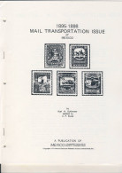 (LIV) - 1895-1898 MAIL TRANSPORTATION ISSUE OF MEXICO - KARL SCHIMMER 1972 - Philately And Postal History