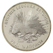 KAZAKHSTAN KAZACHSTAN KAZAKISTAN 50 TENGE FAUNA ANIMALS PORCUPINE 2009 UNC - Kazakhstan