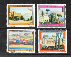 Italia   -   1980.  Viste Di: Erice, Ravello, Roseto, Salsomaggiore. Serie Completa MNH - Géographie