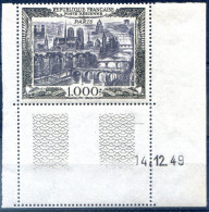 France PA N°29 Neuf**, Coin Daté 14.12.49 - Cote 900€ - (F215) - 1927-1959 Mint/hinged