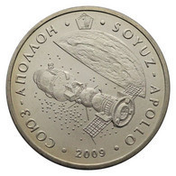 KAZAKHSTAN KASACHSTAN 50 TENGE SPACESHIP SOYUZ APOLLO - COSMOS SERIES 2009 UNC - Kazajstán