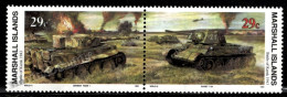 Marshall Islands 1993 Yv. 467-68, WWII, World War II, Battle Of Koursk - MNH - Marshallinseln