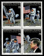 Marshall Islands 1994 Yv. 527-30, 25th Ann. 1st Man On The Moon, Space - MNH - Marshallinseln