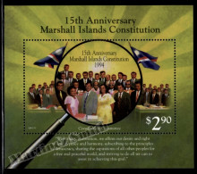 Marshall Islands 1994 Yv. BF 16, 15th Ann. Constitution - Miniature Sheet - MNH - Marshallinseln