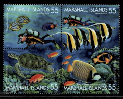 Marshall Islands 1995 Yv. 553-56, Sea Fauna, Underwater World - MNH - Marshallinseln