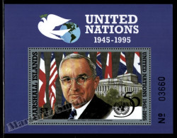 Marshall Islands 1995 Yv. BF 22, 50th Ann. United Nations - Miniature Sheet - MNH - Marshallinseln