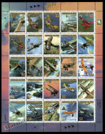 Marshall Islands 1996 Yv. 722-46, Aviation, Legendary Biplanes (II) - MNH - Marshallinseln