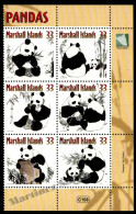 Marshall Islands 2000 Yv. 1264-69, Fauna, The Giant Panda - MNH - Marshall