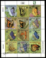 Marshall Islands 2000 Yv. 1347-58, Fauna, Insects, Butterflies - MNH - Marshall