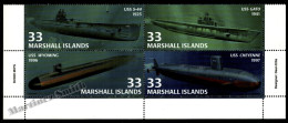 Marshall Islands 2000 Yv. 1360-63, Military USS Submarines - MNH - Marshall