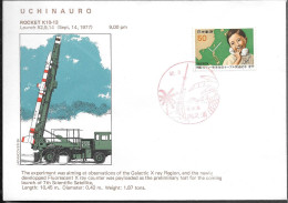 Japan Space Cover 1977. Rocket K10-13 Launch. Uchinoura - Asia