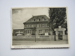 Nenndorf, Hotel, Schöne Karte Um 1956 - Bad Nenndorf