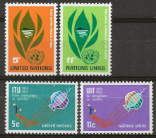 NATIONS-UNIES - NEW-YORK: **, N° YT 135 à 138, TB - Neufs