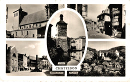 63 CHATELDON MULTI-VUES L'EGLISE VIEILLES MAISONS ... - Chateldon