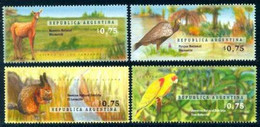 Argentina 1996 National Parks, Animals Complete Set Of 4 Values MNH - Neufs