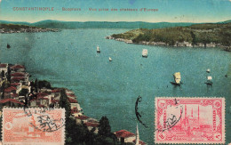 TURQUIE - Constantinople - Bosphore - Vue Prise Des Châteaux D'Europe - Colorisé - Carte Postale Ancienne - Turkije