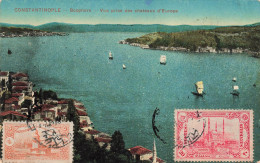 TURQUIE - Constantinople - Bosphore - Vue Prise Des Châteaux D'Europe - Colorisé - Carte Postale Ancienne - Türkei