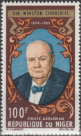 NIGER Poste Aérienne  51 ** MNH Mort De Sir Winston Churchill Ministre Britannique 1965 - Niger (1960-...)