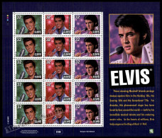 Marshall Islands 1997 Yv. 753-55, Tribute Elvis Presley - Sheetlet - MNH - Marshall