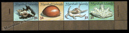 Marshall Islands 1998 Yv. 909-12, Sea Fauna, Shells - MNH - Marshall