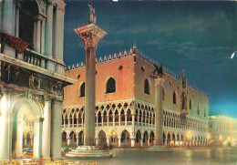 ITALIE - Venise - Palais Ducal Le Nuit - Colorisé - Carte Postale - Venezia (Venedig)