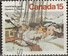 CANADA 1974 Christmas - 15c. - Village In The Laurentian Mountains (C. A. Gagnon) AVU - Oblitérés