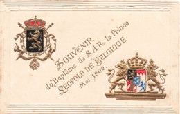 SOUVENIR - Souvenir Du Baptême De S.A.R Le Prince Léopold De Belgique - Colorisé - Carte Postale Ancienne - Gruss Aus.../ Grüsse Aus...