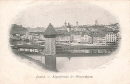 SUISSE - Kapellbrücke Et Wasserthurm  - Carte Postale Ancienne - Sonstige & Ohne Zuordnung