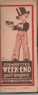 CIGARETTES WEEK END SIGNE RENE VINCENT JOURNAL BEBE DEFAUT PUBLICITE - Infantiles