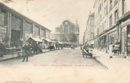 FRANCE - Nancy - Eglise Saint Sébastien - Place Du Marché - Carte Postale Ancienne - Nancy