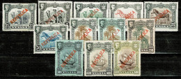 Nyassa, 1911, # 52/63, MH And MNG - Nyassaland