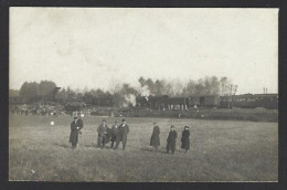 CPA Seine Et Marne 77 Melun Catastrophe Déraillement Chemin De Fer Train Train Carte Photo RPPC Non Circulé - Melun