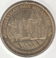 MONNAIE DE PARIS 2012 - 24 CASTELNAUD-LA-CHAPELLE Château Des Milandes - Ancienne Demeure De Joséphine Baker 2 Rapaces - 2012