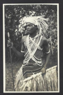 CPA Congo Belge Carte Photo RPPC Non Circulé Types Ethnic Photographe Gabriel L. - Andere & Zonder Classificatie