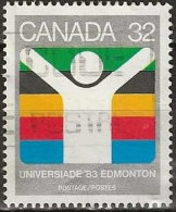 CANADA 1983 Universiade 83 World University Games, Edmonton - 32c. - Victory Pictogram FU - Oblitérés