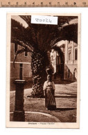 20024   ORISTANO PIAZZA MARTINI DONNA IN COSTUME  1934 - Oristano