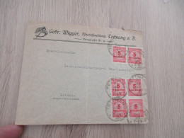 Lettre Allemagne Deutschland X6TP Tettang Pour Zurich Suisse 1923 - Storia Postale