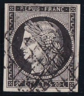 France N°3 - Oblitéré - TB - 1849-1850 Cérès